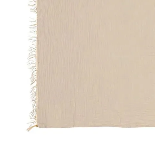 Andhome 80391NAT Natural Throw Blanket