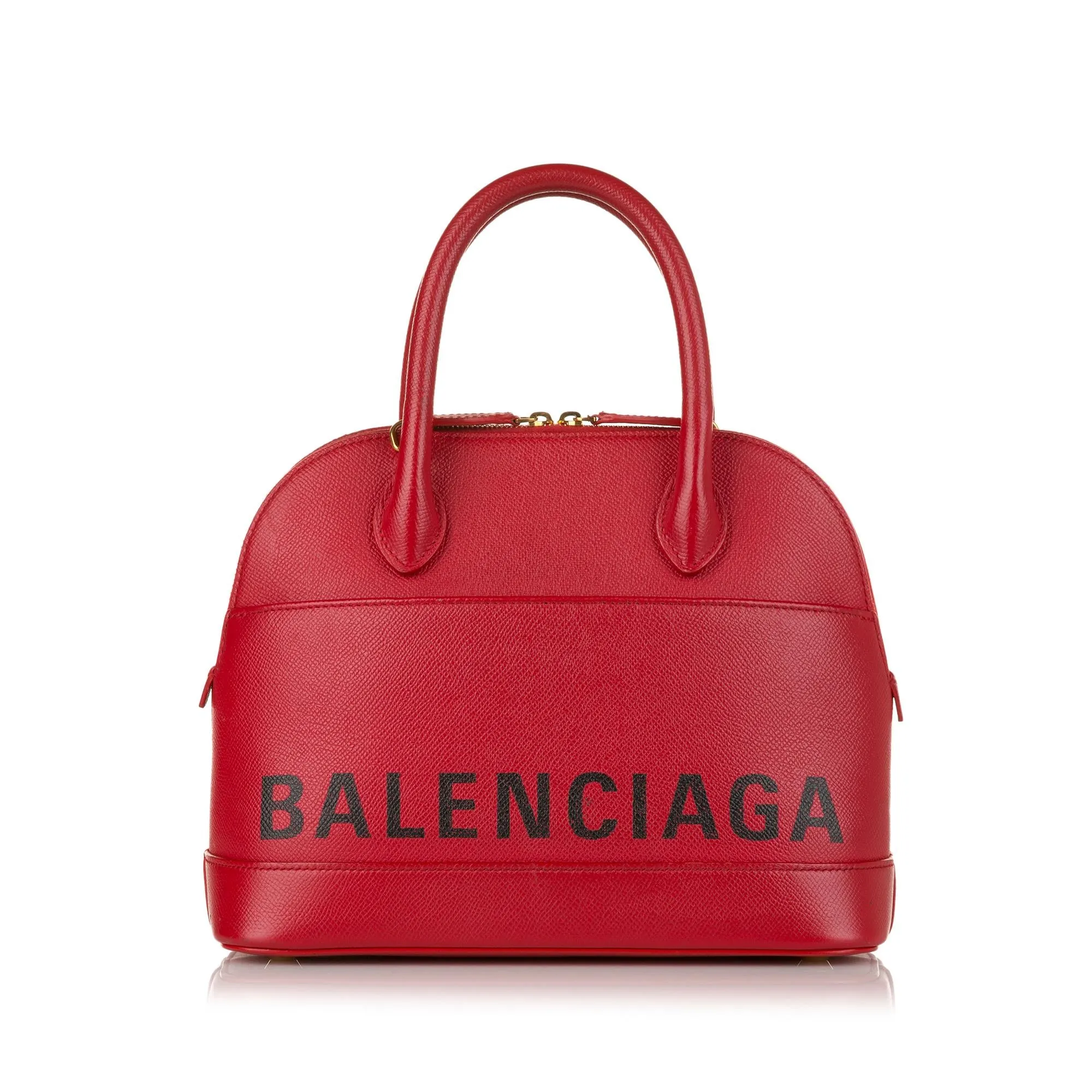 Balenciaga Ville Leather Satchel (SHG-37716)