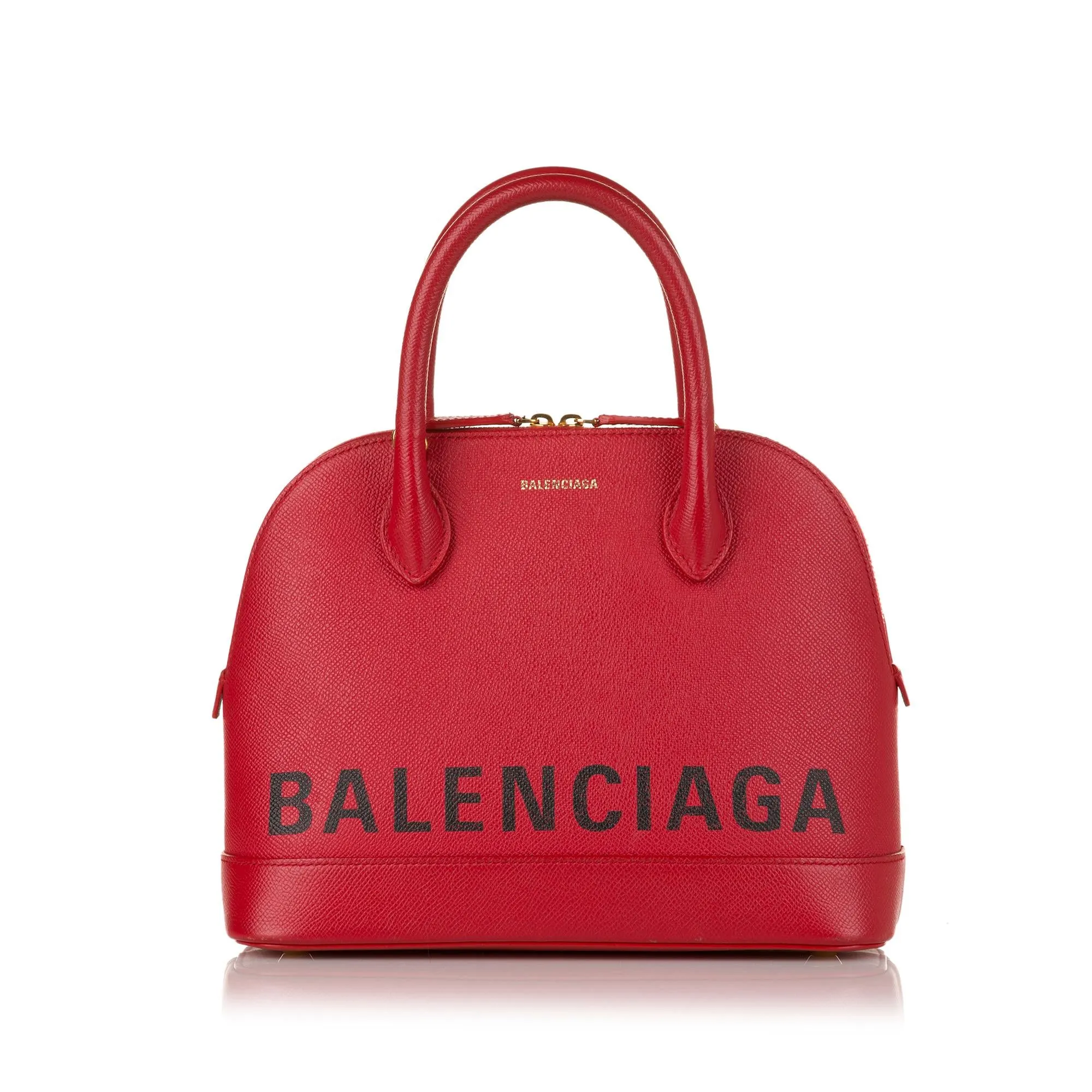 Balenciaga Ville Leather Satchel (SHG-37716)