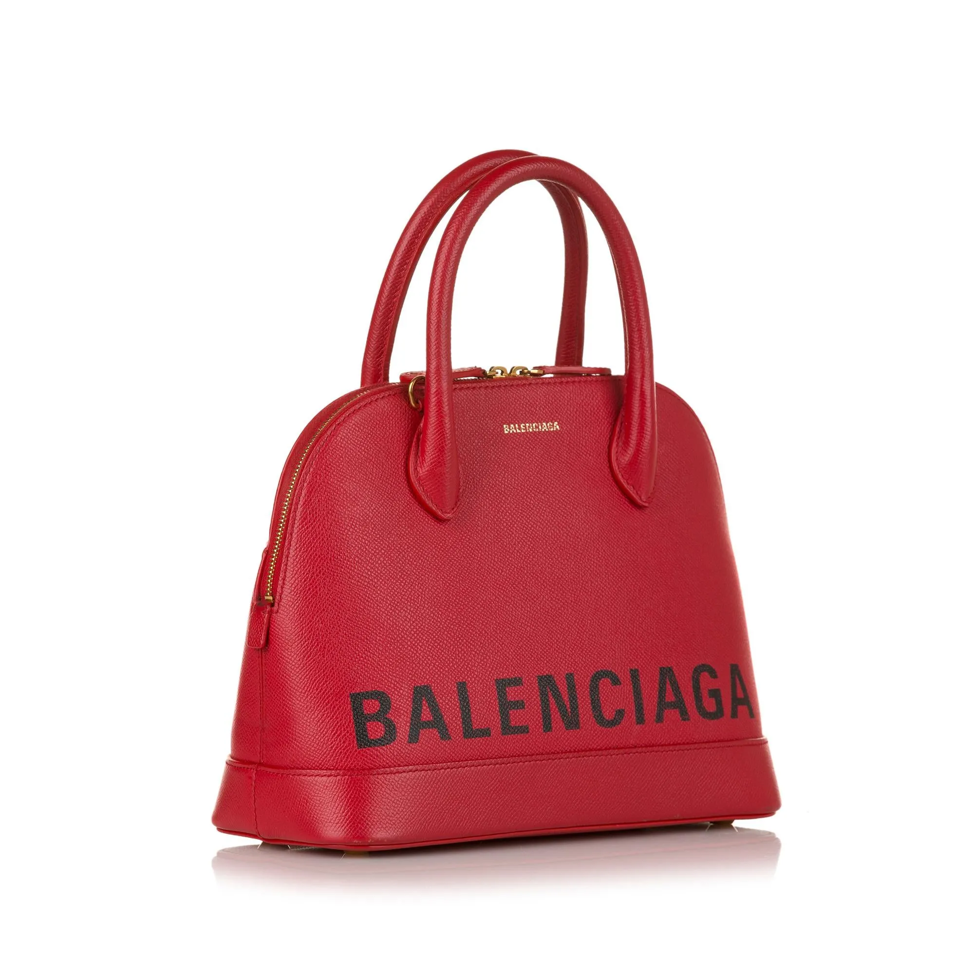 Balenciaga Ville Leather Satchel (SHG-37716)