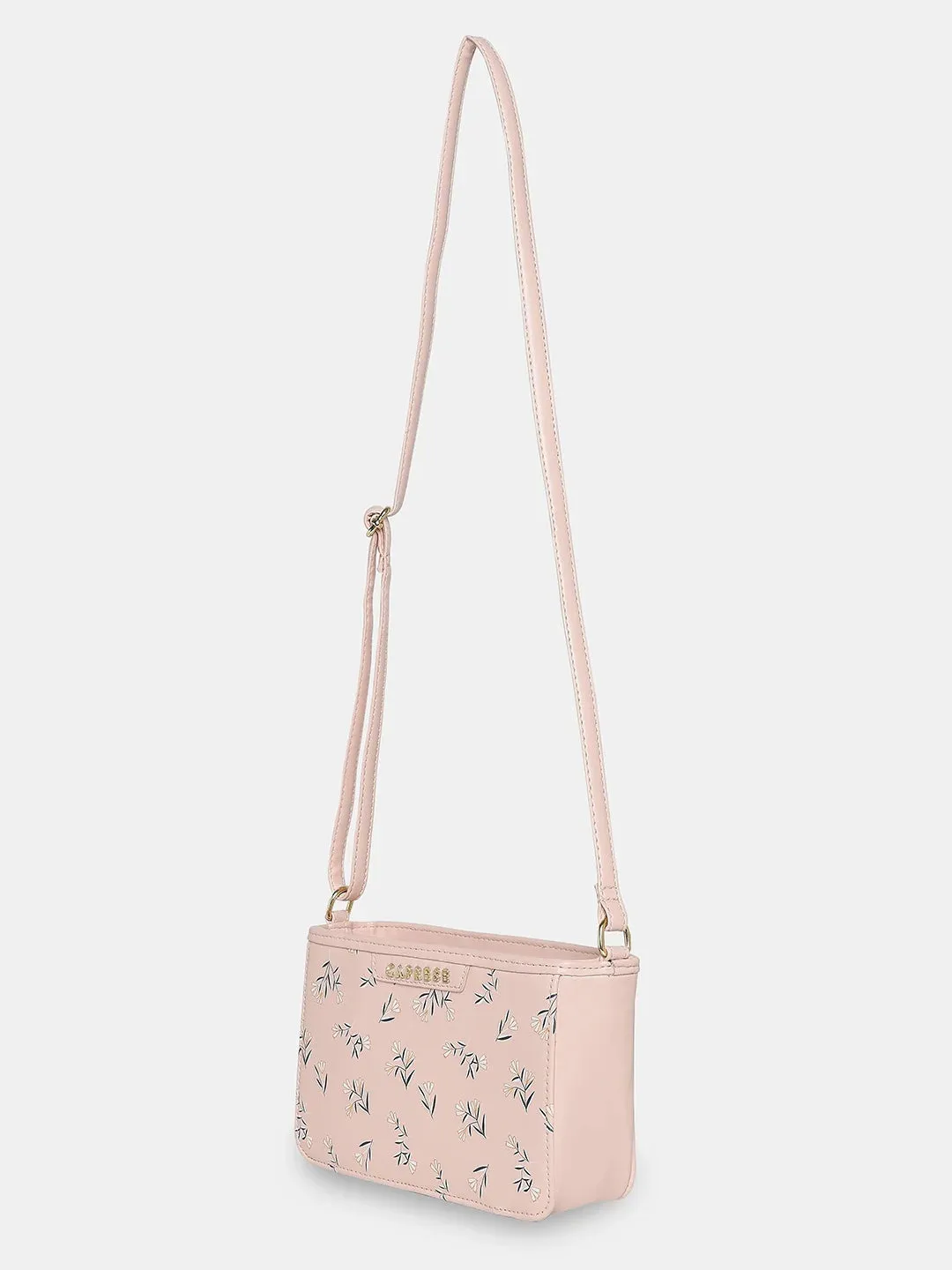 Caprese Merida Sling Small Printed Women'S Handbag Blush