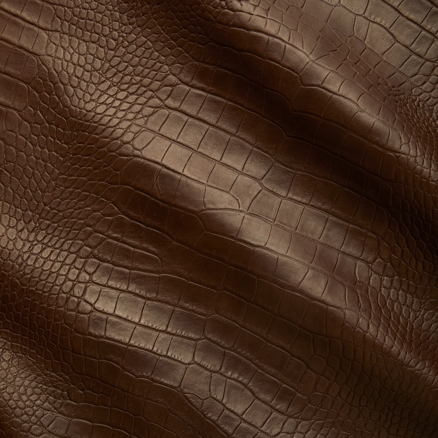 Croc Embossed Lamb Leather