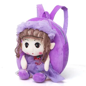 Cute little girl blue Children's baby plush toy small school bag backpack cartoon bag