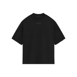 ESSENTIALS FOG CHEST LOGO T-SHIRT JET BLACK