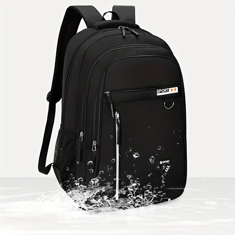 H20Proof Mens Travel Backpack ExtraLarge LaptopFriendly School Bag