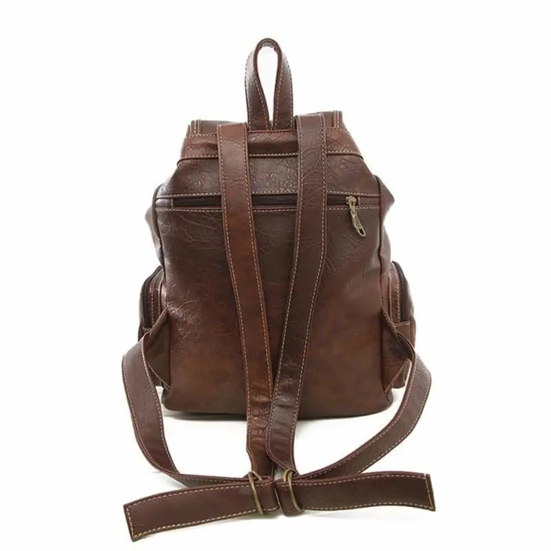 Leather vintage backpacks