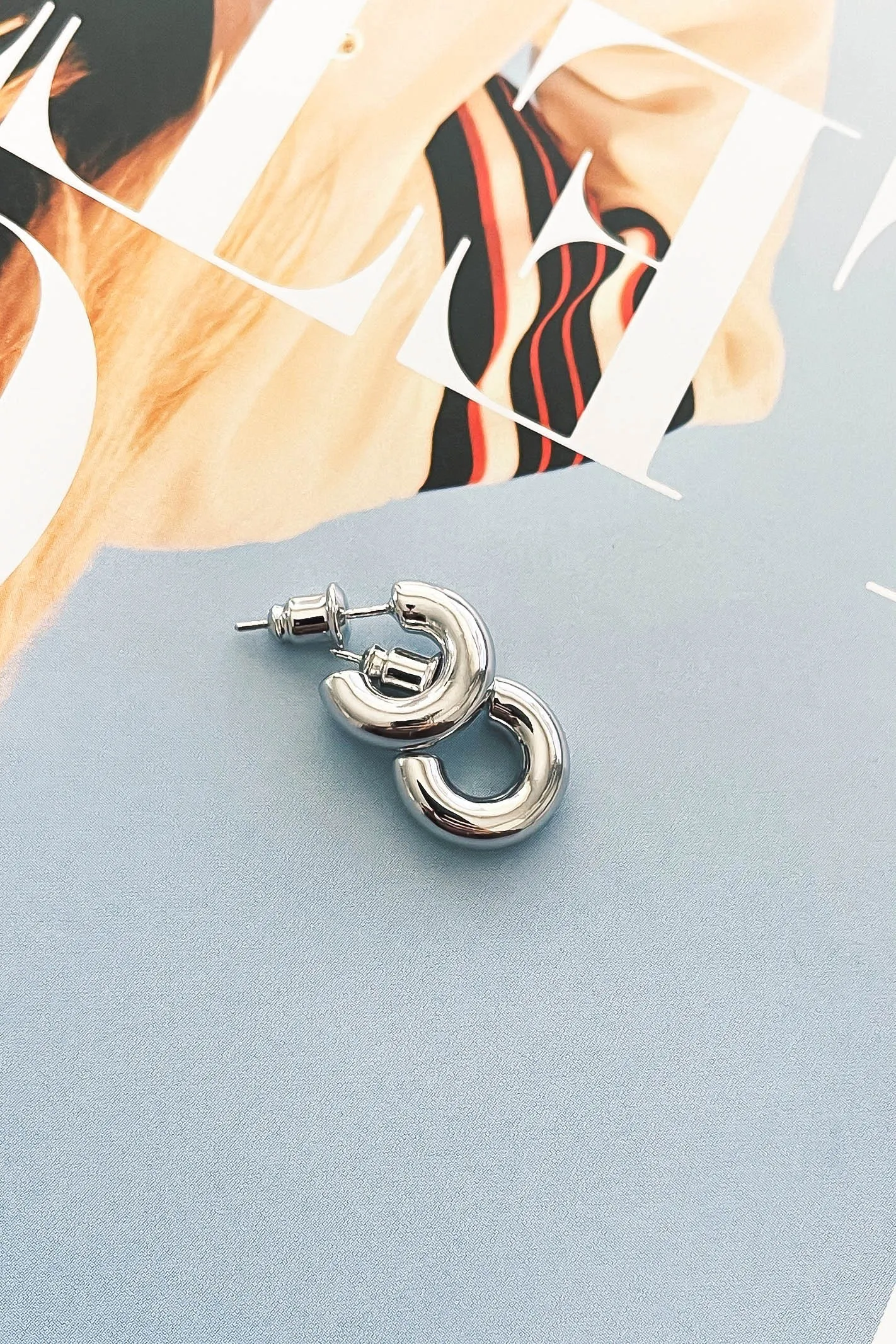 LUNA HOOPS / SILVER