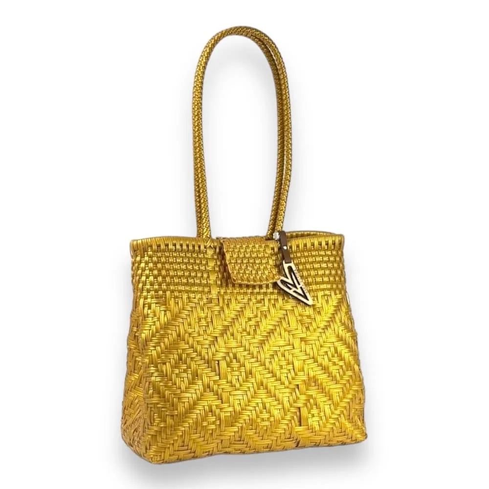 Maria Victoria | Glow MGD TC | Upcycled, Handwoven, Shoulder Bag