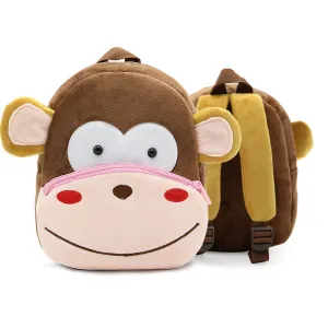 monkey Children's baby plush toy small school bag backpack cartoon bag