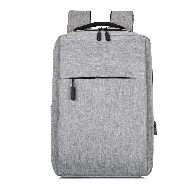 MRoyale™ Men's Slim Laptop Backpack w/ USB Charging Port for Business/School