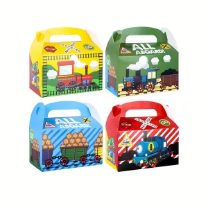 Party Favor Box | All Aboard Train | 12 Pcs