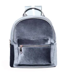 Petite Velvet Designer Backpack Soft Backpack