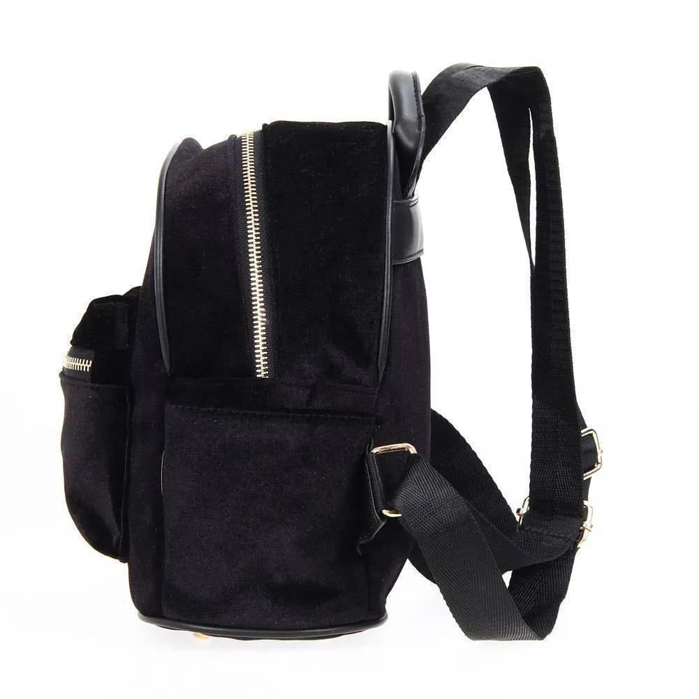 Petite Velvet Designer Backpack Soft Backpack