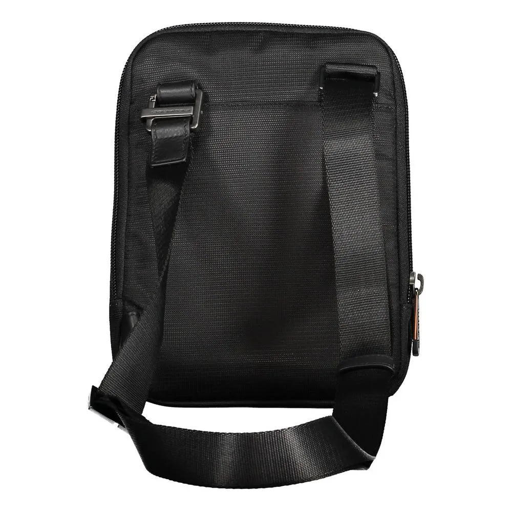 Piquadro Black Recycled Men Shoulder Bag