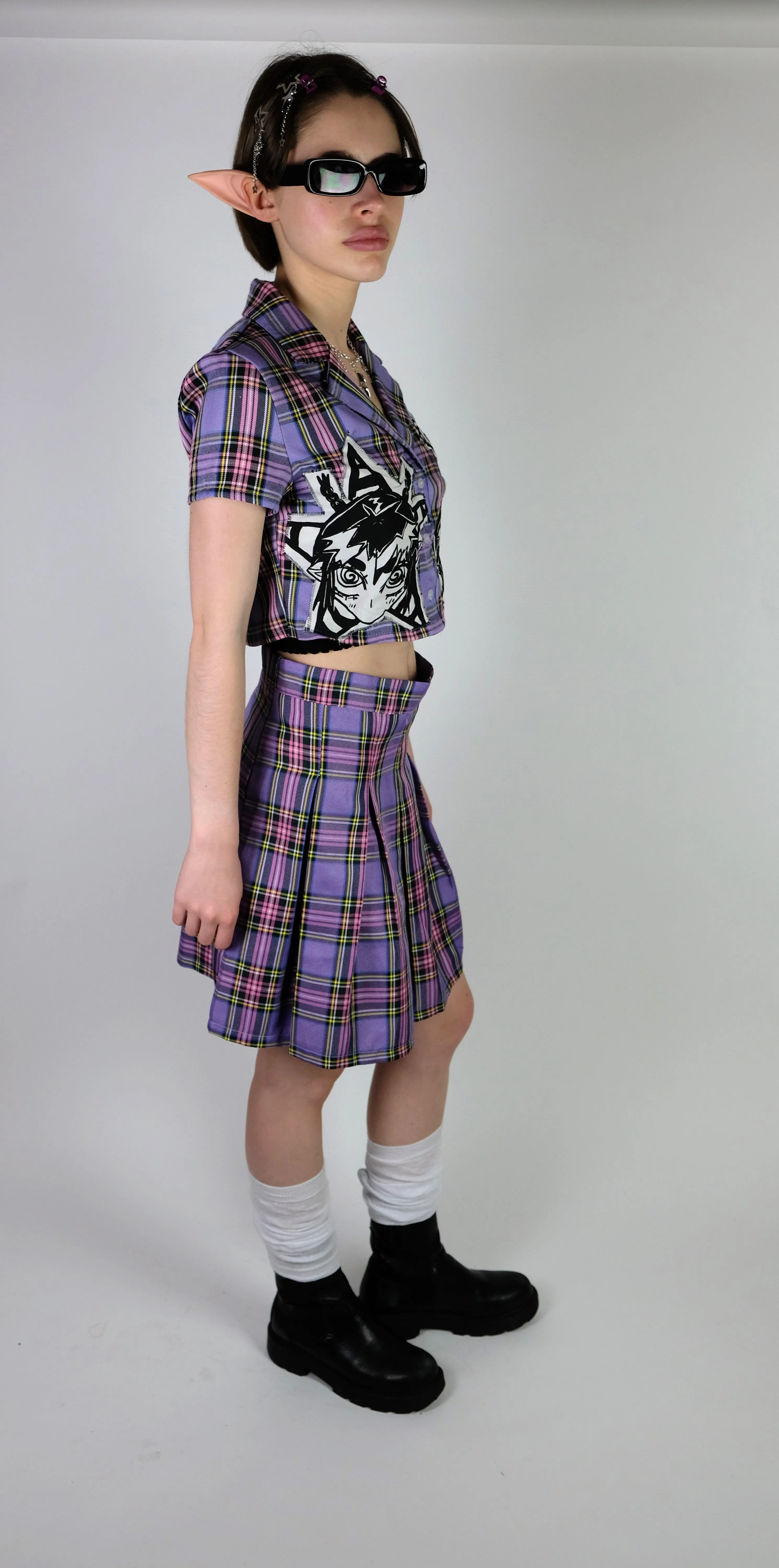 Reworked Tartan 2 Piece -S