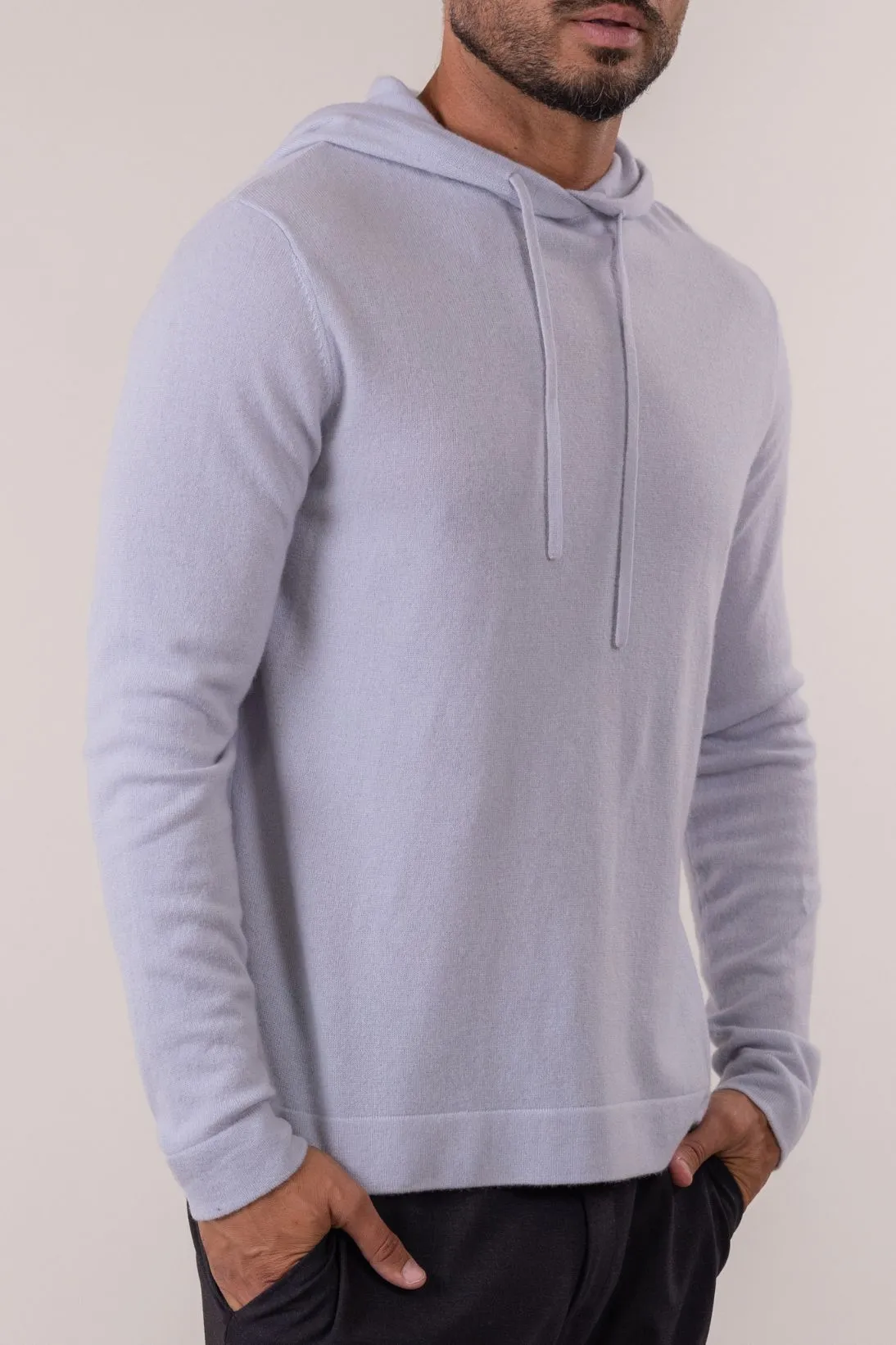 SUSTAINABLE CASHMERE HOODIE PULLOVER