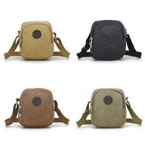 Vintage Canvas Men's Crossbody Over Shoulder Messenger Bags Handbag Leisure Travel  Bag  WML99